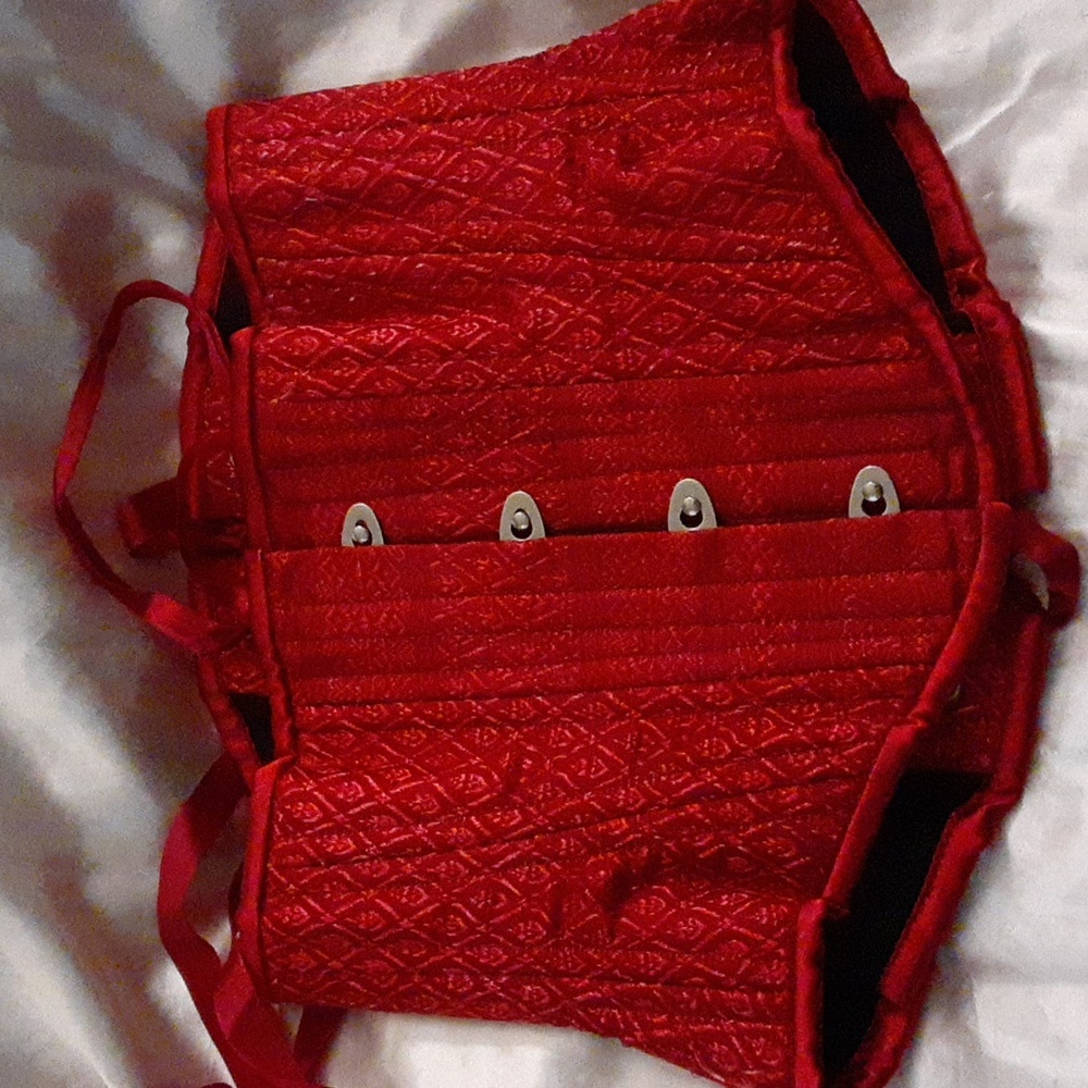 Timeless Trends cranberry wine hourglass cincher corset - READ DESCRIPTION